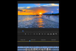 PR自动选择时间线素材