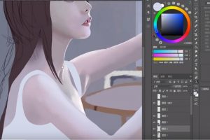 手绘原画技巧分享–超写实人物细节处理分享