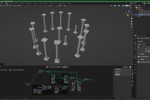 几何节点|罗马柱
