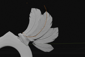 Blender 立体羽毛建模的方法