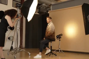 男士时尚摄影的灯光选择