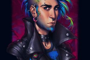 教你如何在 Procreate 中创建朋克肖像