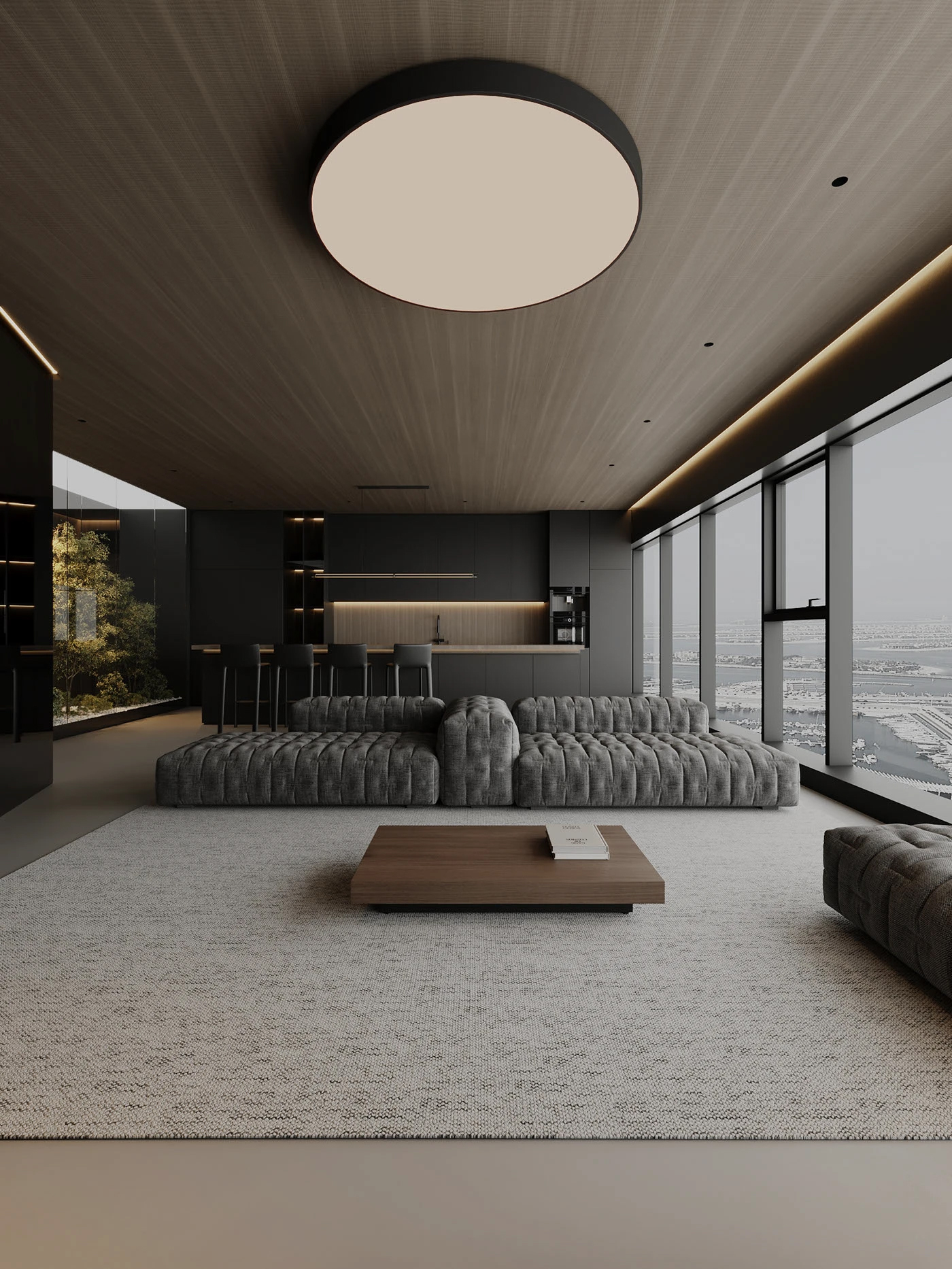 沉浸式暗黑系空间 | 高级感与舒适感的极致碰撞