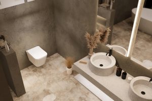 被问爆💥 侘寂风浴室的松弛感密码