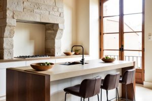 问爆的「现代乡村风」厨房，展现质朴与高级