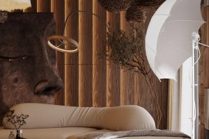 侘寂风 + 艺术感，这才是家居设计的 “高级松弛感”！