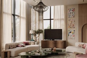 艺术感拉满的轻奢私宅，每一处都像 “移动的美术馆”