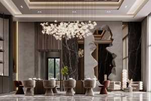 艺术轻奢风空间封神！把 “雕塑艺术” 和 “奢感” 焊在设计里