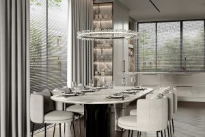 被这个 “新古典轻奢家” 美到！雕花与极简碰撞，住出宫殿级仪式感