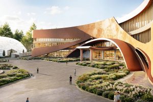 现代生态建筑绝了！曲线与自然的治愈共生美学