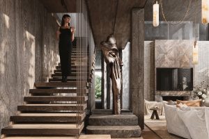 侘寂风豪宅封神！复古质感与艺术奢华的治愈共生