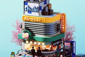 日式微缩 3D 建筑，复古潮玩撞疯了