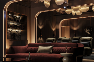 奢华影音室，把影院搬进家