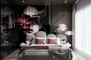 艺术轻奢卧室，睡进审美里