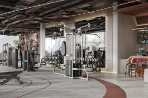 工业轻奢健身房，运动像逛艺术展