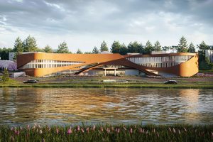 建筑嵌自然，这室外设计美到想学制图,室内外课程案例