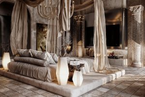 复古罗马风卧室｜设计出片全流程