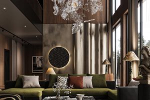 顶级别墅客厅视觉呈现：软件协同创作解析