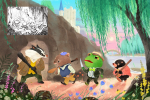 绘本插画全流程✨铅笔稿到治愈成图