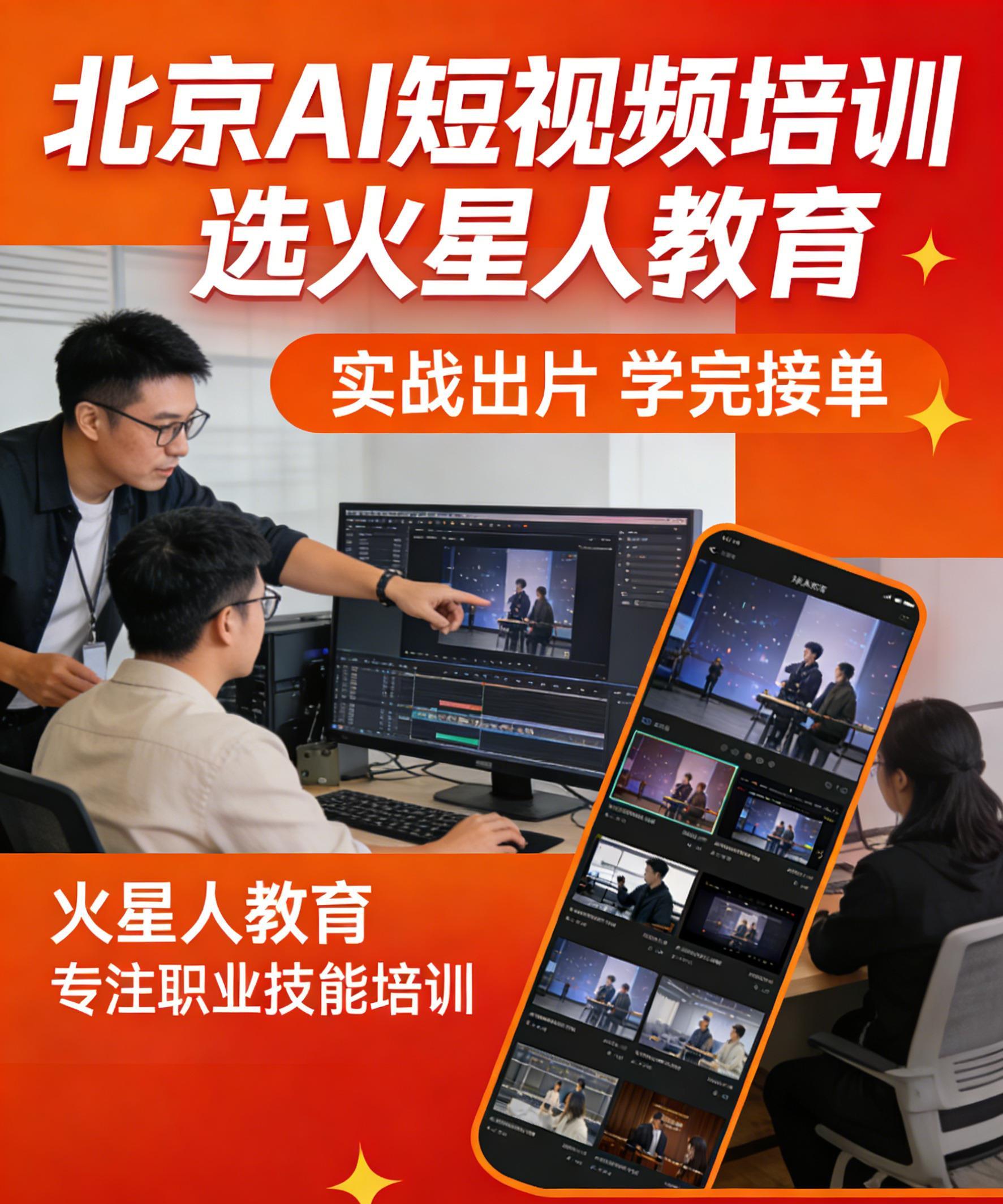 AI短视频课程哪家好，火星人教育更靠谱