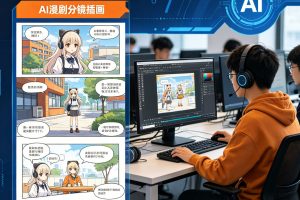 降维打击传统产能！影视/动漫人必学的AI漫剧培训课程工业化流水线实战课。