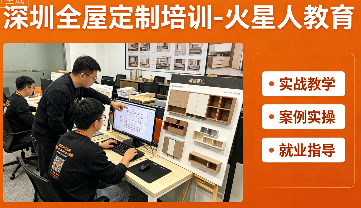 深圳全屋定制培训班-深圳全屋定制培训机构-火星人教育