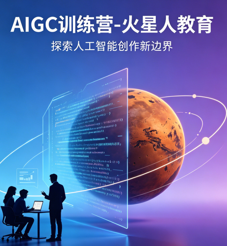 火星人教育 AIGC 训练营:ComfyUI + 影视后期系统课