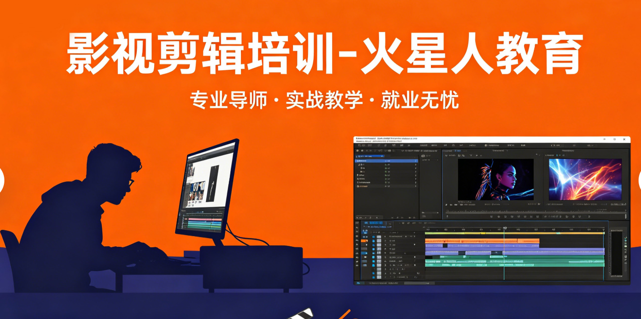 影视剪辑培训比较好的培训机构-火星人教育
