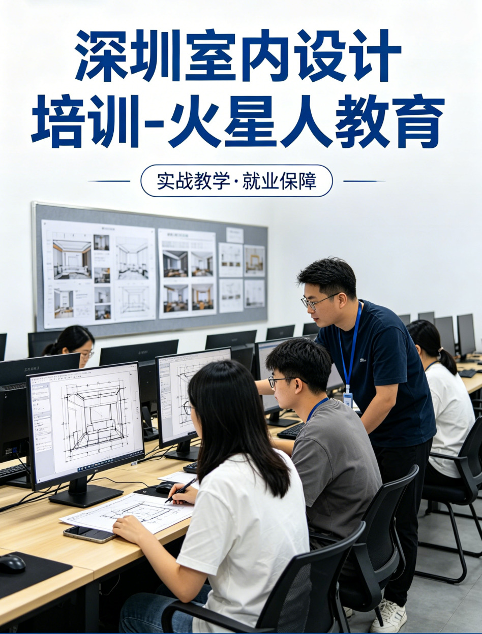 深圳室内设计培训学校推荐：火星人教育