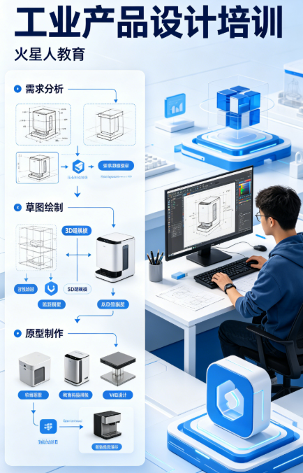 深圳工业产品三维设计培训_犀牛 Rhino 曲面建模_火星人教育