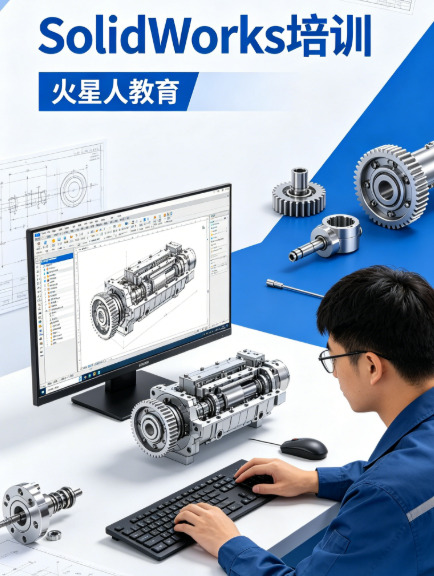 北京 SolidWorks 机械设计培训班哪家好 – 火星人教育