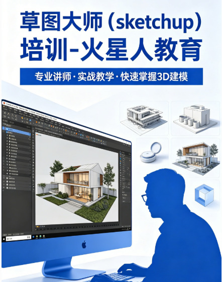 北京想学 SketchUp 培训哪家机构靠谱