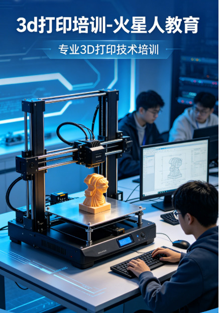 深圳 3D 打印零基础培训 从建模到真机实操 火星人教育