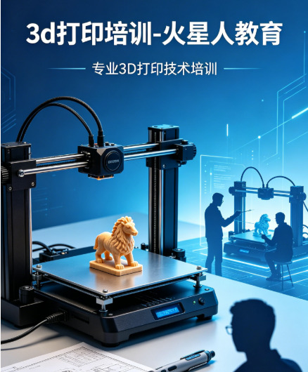 深圳 3D 打印培训班哪家好 靠谱机构选火星人教育