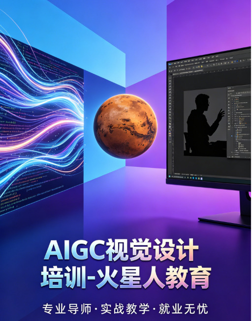 北京专业AI视觉设计培训机构推荐：火星人教育，用项目实战敲开名企大门