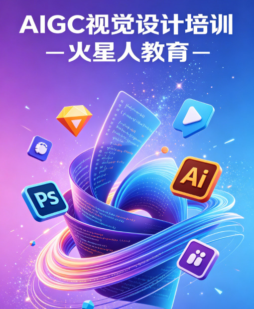 设计师会被AI淘汰吗？火星人教育AIGC培训班教你驾驭AI不被替代